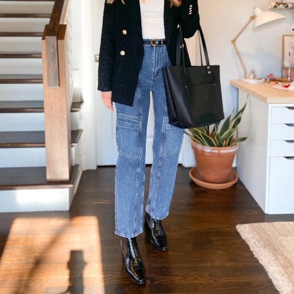 NWT Agolde Cooper Cargo Jeans - Picture 3 of 13